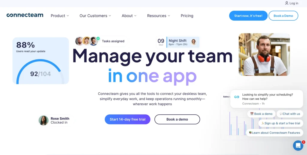 Connecteam-Scheduling & Team Management for Small Businesses